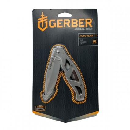 Gerber Paraframe II Clip Folding Knife Fine Edge