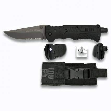 K25 Rui Black Folding Knife 9.5 cm - 19587