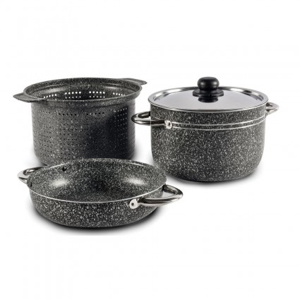 Beaver Brand Cooking set Stone Rock Fast-a-Pasta 22