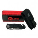 K25 Rui Folding Knife Black 9 cm -19624